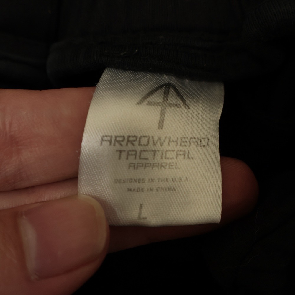 Arrowhead Tactical Apparel Shorts Mens Large Black Athletic Stretch Drawstring - Picture 6 of 12